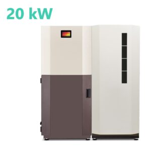 Chaudière à granulés K COMFORT 20 kW AC avec RESERVOIR TANK – ultra compact