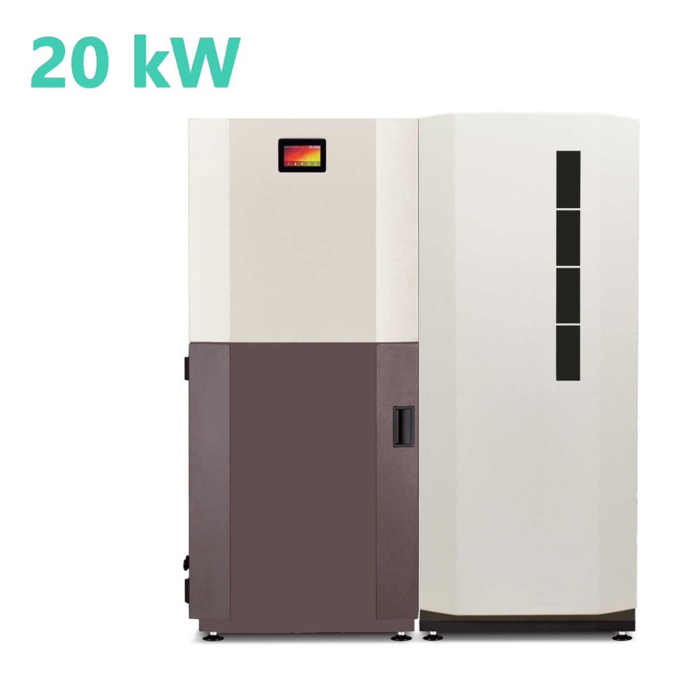 Chaudière à granulés K COMFORT 20 kW AC avec RESERVOIR TANK – ultra compact