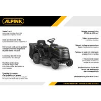 Alpina AT4 84 A ST350 – Tracteur tondeuse thermique – Image 4