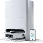 ECOVACS DEEBOT T20 Omni 6000Pa Robot aspirateur Laveur, Auto Levage de la serpillière, Nettoyage à l’eau Chaude et séchage, Vidage Automatique, détection d’obstacles 3D,…